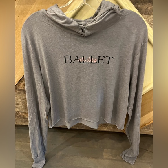 Ballet All Day Tie Up Light Pull Over - Picture 1 of 2